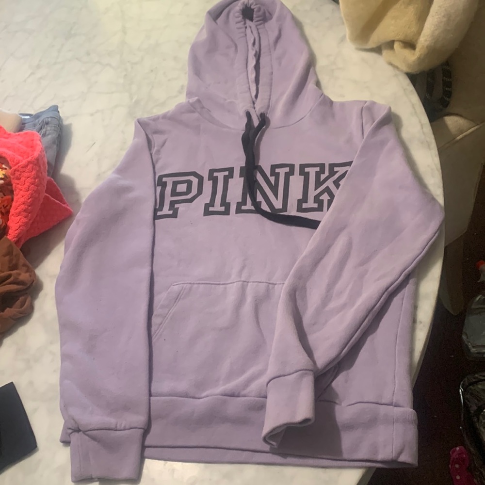 PINK purple hoodie